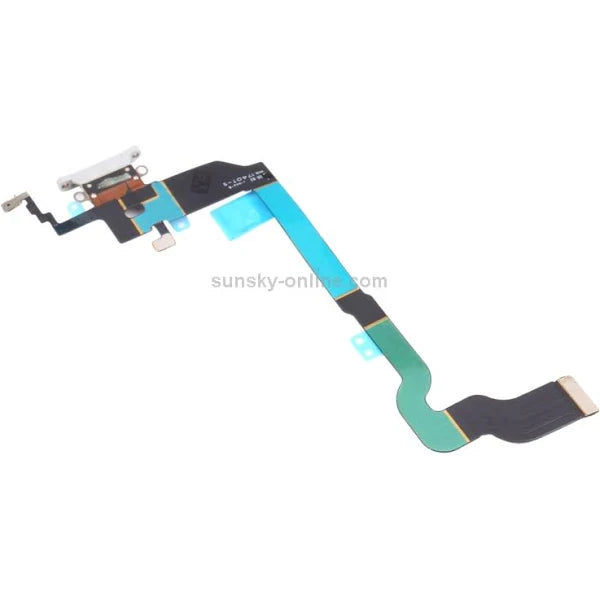 Red Charging Port Flex Cable for iPhone X-White Red Charging Port Flex Cable for iPhone X-White